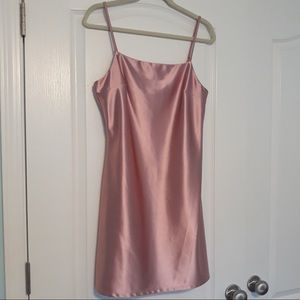 Altar’d State Silky Pink Slip Dress